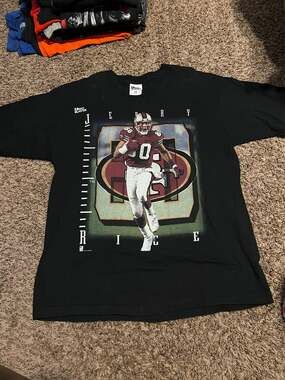 Vintage 1995 Pro Player Jerry Rice San Francisco 49ers NFL T-Shirt XL